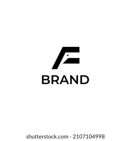 F Logo del Elephant Negative Space