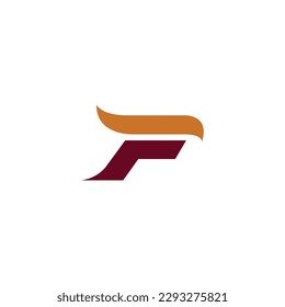 F Falcon Logo Design. Letter F Logo. F Eagle Logo