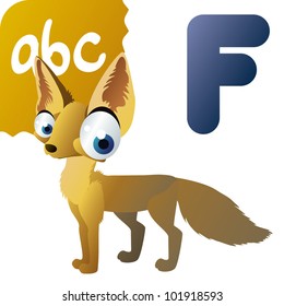 F is for Fennec Fox