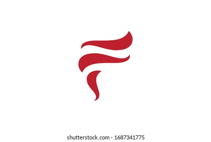 F FF o FFF Letra mayúscula Ilustración del vector de plantillas de diseño del logotipo inicial del logotipo inicial