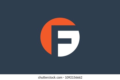 F FF Letter Initial Logo Design Template