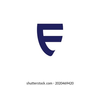 F ff letter logo design vector template