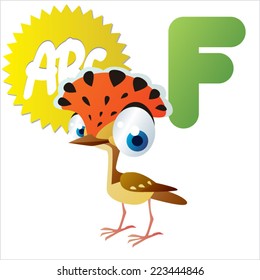 F is for Flycatcher Bird