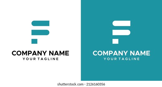 an F or FS themed graphic image, on a teal and white background. vector graphics base.