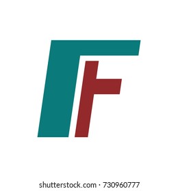 F or FT logo initial letter design template vector