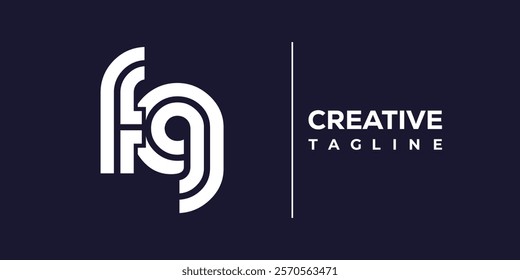 F and G logo design. FG abstract Letters Logo Monogram. This logo design is the process of creating a visual symbol that represents a brand, company, or individual.