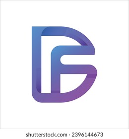 F And G Modern logo design and minimalist logo