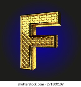 f golden letter