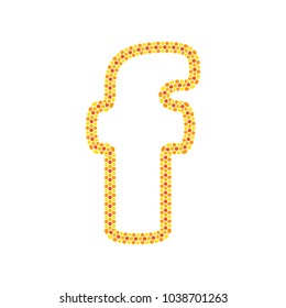 F Hexagon Letter Logo Icon Design