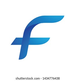 F initial letter logo template vector icon design