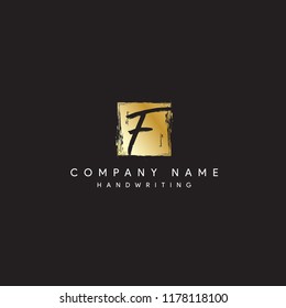 F initial logo