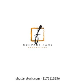 F initial logo