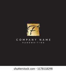 F initial logo