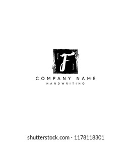 F initial logo