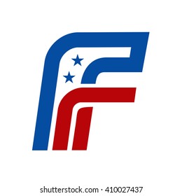 F initial logo