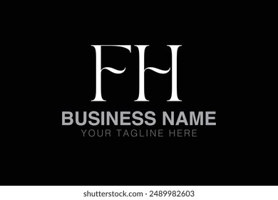 F  initial logo | initial based abstract modern minimal creative logo, vector template image. luxury logotype logo, real estate homie . typography . initials 