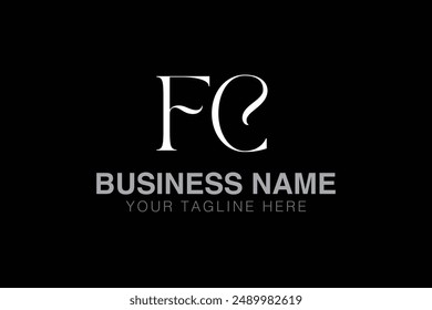 F  initial logo | initial based abstract modern minimal creative logo, vector template image. luxury logotype logo, real estate homie . typography . initials 