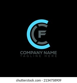 F initial modern logo design vector icon template