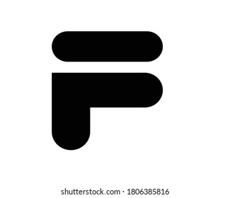 f initials and creative monogram logo designs