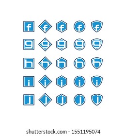 f to j logo icon for business companies