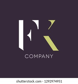 F K logo design