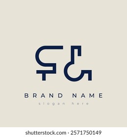 F and L logo design. FL abstract Letters Logo Monogram. This logo design is the process of creating a visual symbol that represents a brand, company, or individual.