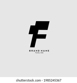 F Latter Logo F Alphabet Vector Stock Vector (Royalty Free) 1985245367 ...