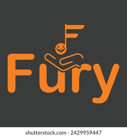 F Lette Logo Design - Fury Logo Design for Music Company