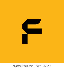 F letter abstract design line minimalist, Letter F Logo Design vector template.
minimalist logo combination pictogram and monogram logo letter F logo.