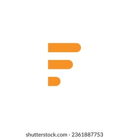F letra abstracta línea de diseño minimalista, letra F patrón vector de diseño de logotipo.
logotipo combinado minimalista pictograma y logotipo F de la letra del logotipo monograma.