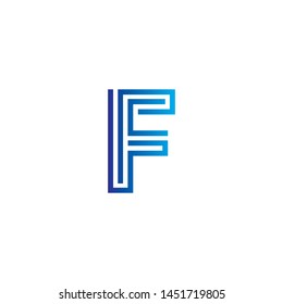 F letter Abstract logo Vector