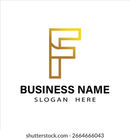 Abstrakte Typografie kreatives Logo-Design