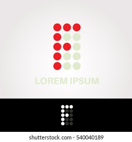 F Letter Abstract Vector Logo Design Template. Creative Typographic Concept Icon