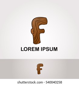 F Letter Abstract Vector Logo Design Template. Creative Typographic Concept Icon