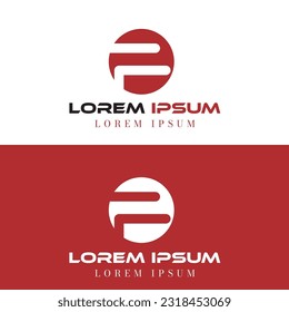 F letra logotipo de la compañía iniciales letra del logotipo logotipo liso f logotipo