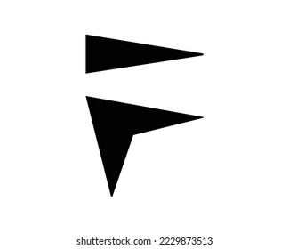 F letter creative design vector template
