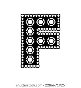 F Letra creativa Diamante lujo diseño de logotipo moderno Concepto de empresa