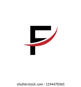 F Letter design. 