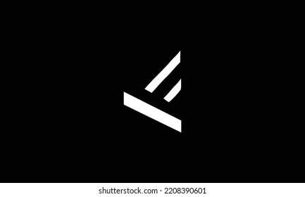 F diseño de letra concepto de logotipo de logotipo con tipo de letra serif y estilo elegante. Icono de ilustración de vector con letra F