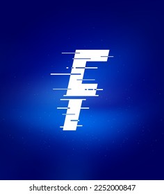 F letter fast speed logo. Animated letters. Technology labels, match headlines, sports posters, book and banner design etc.
