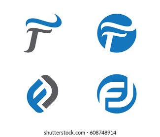 F Letter Faster Logo Template vector icon design
