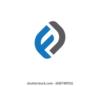 F Letter Faster Logo Template vector icon design
