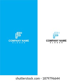 Plantilla de elemento de diseño de vector de icono de letra F