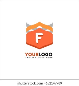 F Letter Infinity Estate logo,Vector Logo Template