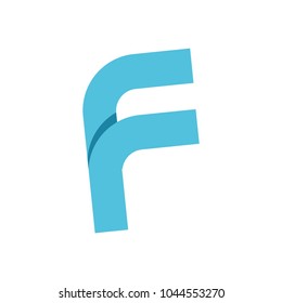 F letter initial logo