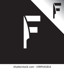 F letter knife logo template vector icon design