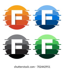 f letter logo