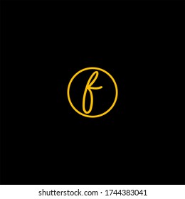 F letter logo abstract design