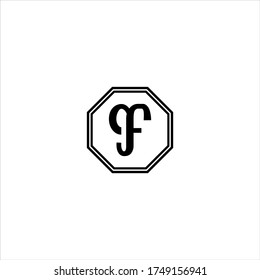 F letter logo abstract design