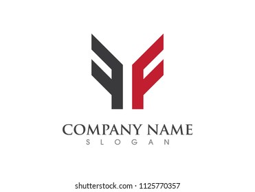F Letter Logo Business Template Vector icon